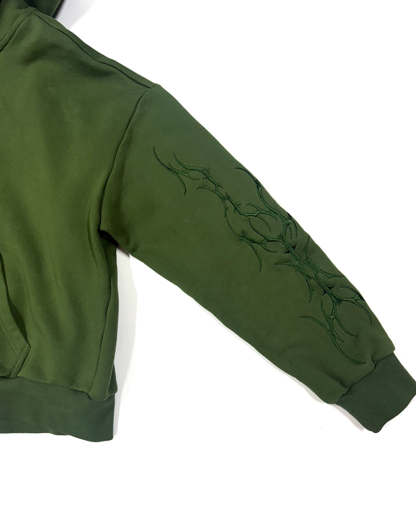 Green Hoodie .